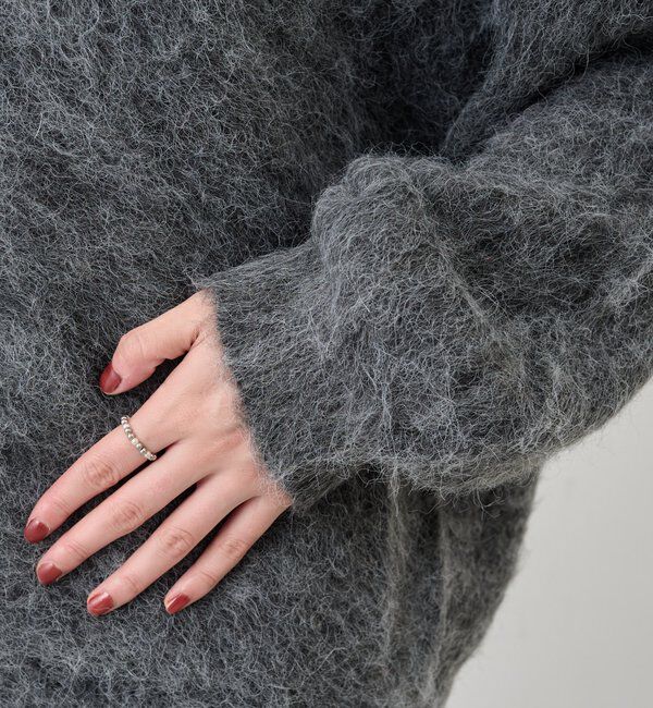  「【4色展開】【着映えニット】シャギーＶネックプルオーバー」|ニット・セーター|