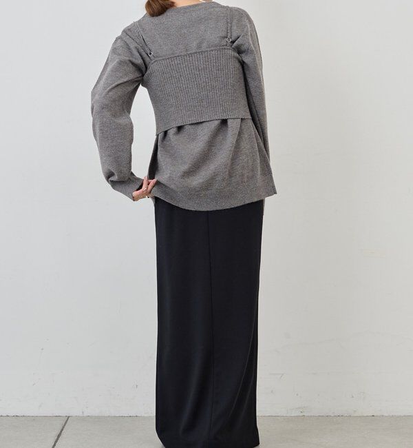  「ポンチIラインスカート」|スカート|