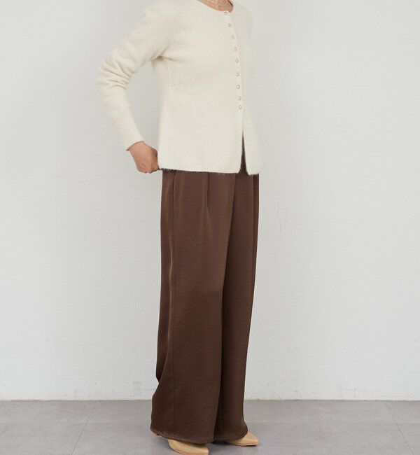  「ラクーンペプラムカーディガン」|カーディガン|