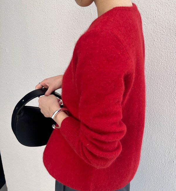  「ラクーンペプラムカーディガン」|カーディガン|