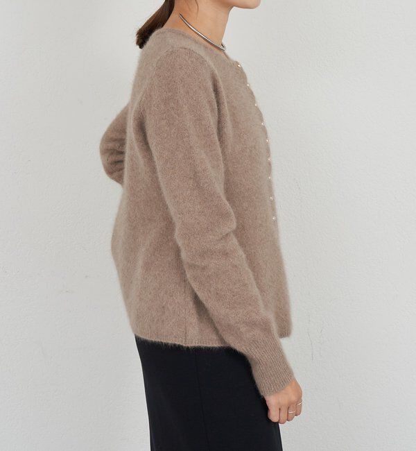  「ラクーンペプラムカーディガン」|カーディガン|