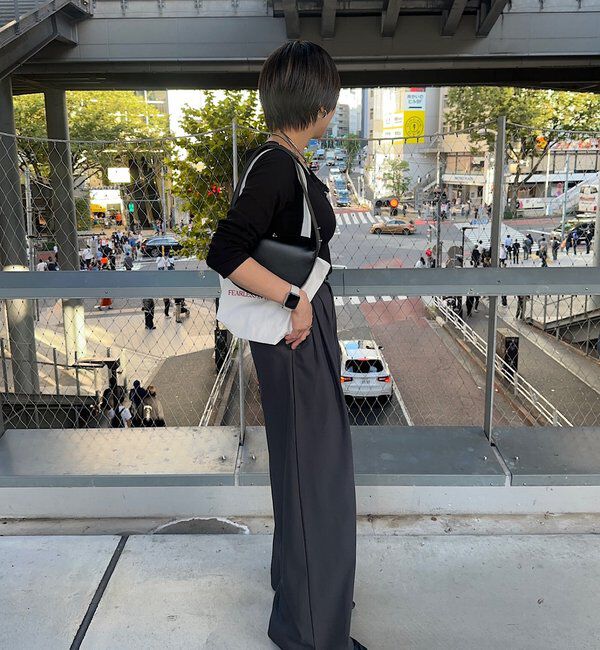  「【インフルエンサー＠tsuru00コラボ】3タックスラックスパンツ」|チノ|