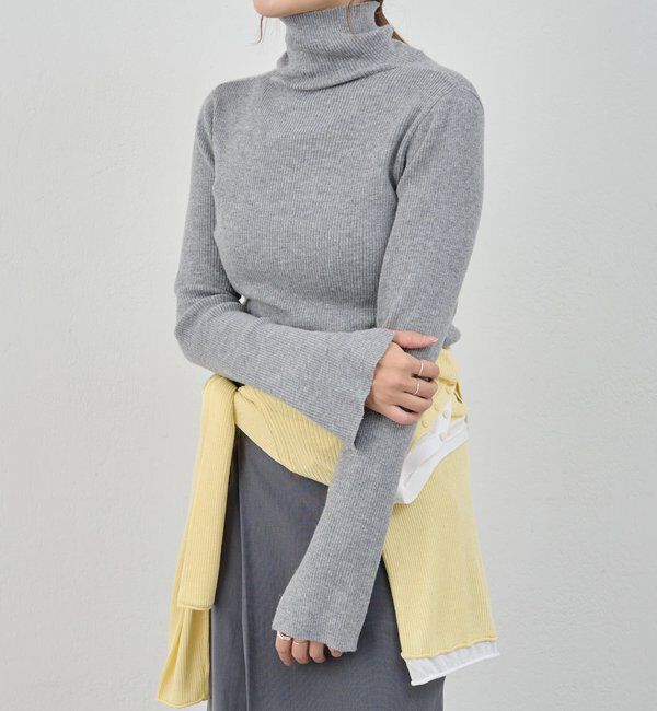  「ハイネックリブニット」|ニット・セーター|