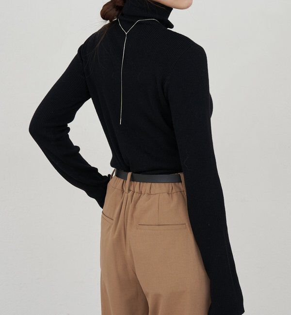  「ハイネックリブニット」|ニット・セーター|