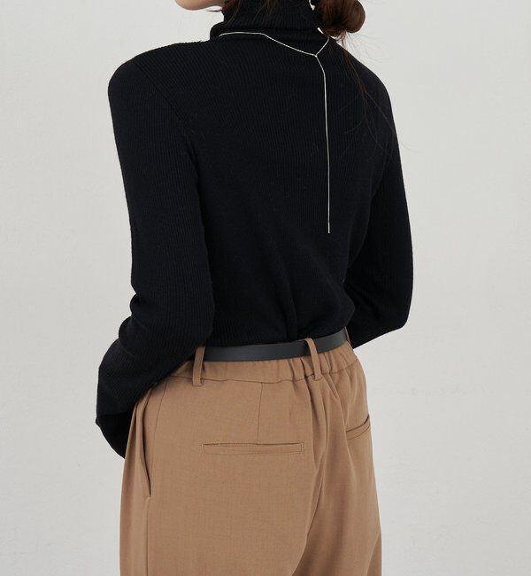  「ハイネックリブニット」|ニット・セーター|