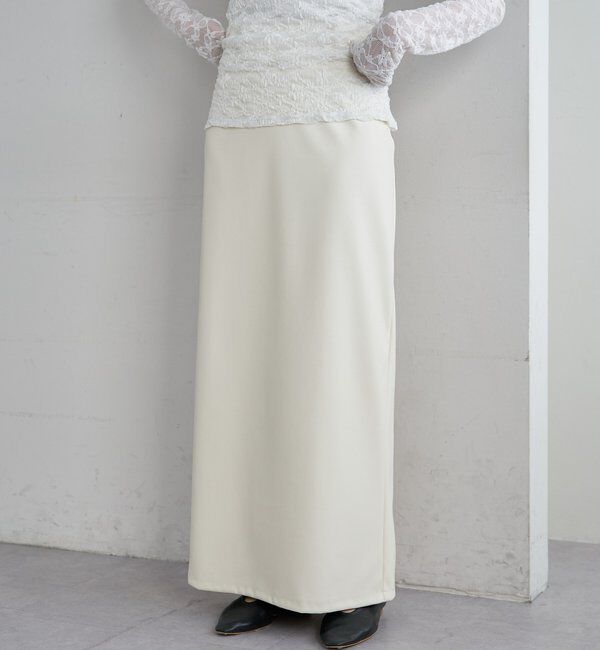  「【26SS予約】レザーマキシスカート」|スカート|