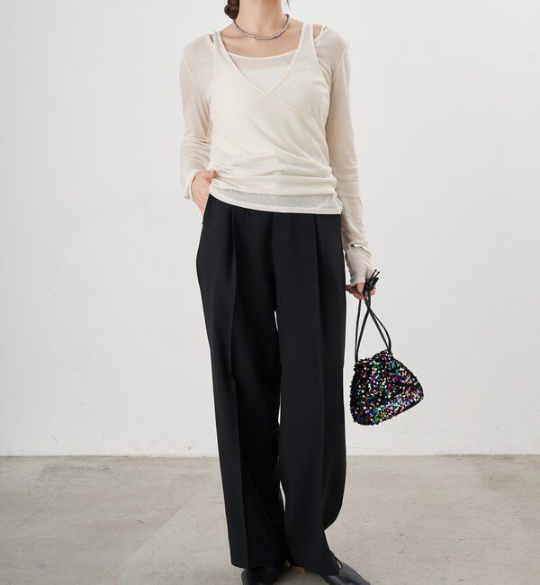  「【26SS予約】ビスチェレイヤードカットソー」|Tシャツ・カットソー|