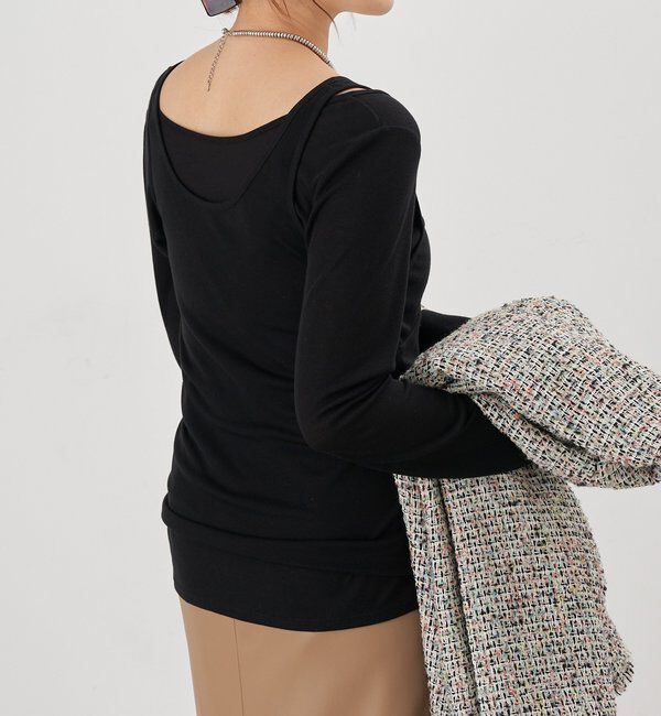  「【26SS予約】ビスチェレイヤードカットソー」|Tシャツ・カットソー|