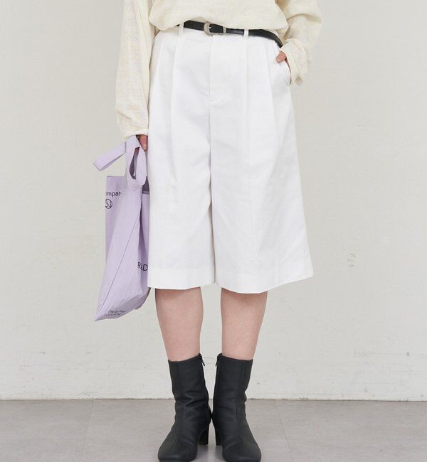  「【26SS予約】ハーフチノパンツ」|その他|アイボリー