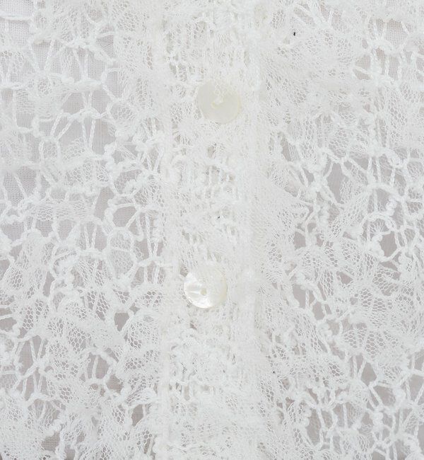  「【26SS予約】チュールヤーンネップカーディガン」|カーディガン|