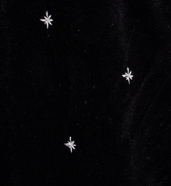  「ベロア刺繍ワンピース」|ワンピース|