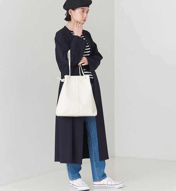 collex「【別注】THE CASE&times;collex 2WAYレザー巾着トートバッグ」|トートバッグ|