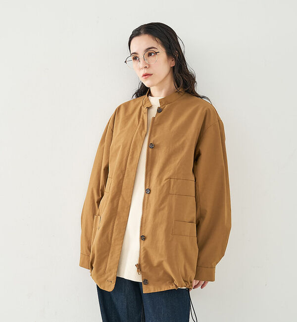 collex「ギャザージップアップブルゾン」|ブルゾン・スタジャン|
