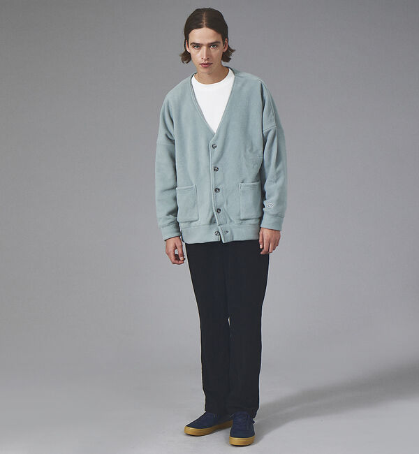 ABAHOUSE「【WEB限定】Discusマイクロフリース オーバーサイズカーディガン」|カーディガン|