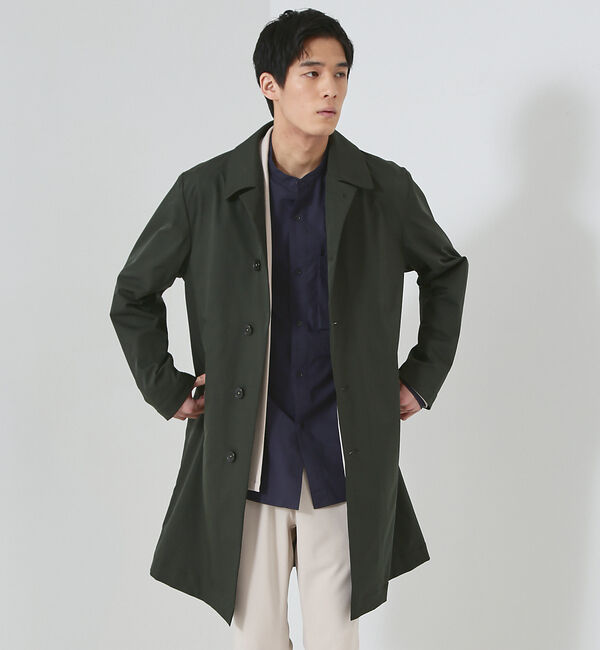 ABAHOUSE「【LIMONTA】マルチストレッチ ステンカラーコート / スプリングコート」|ステンカラーコート|