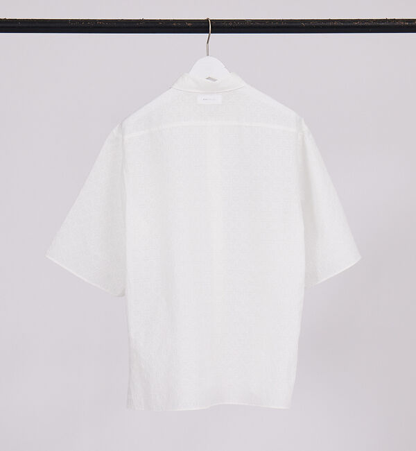 ABAHOUSE「【シアージャガード】ボックスシルエット 半袖シャツ / ハーフスリーブ シアーシ」|シャツ・ブラウス|