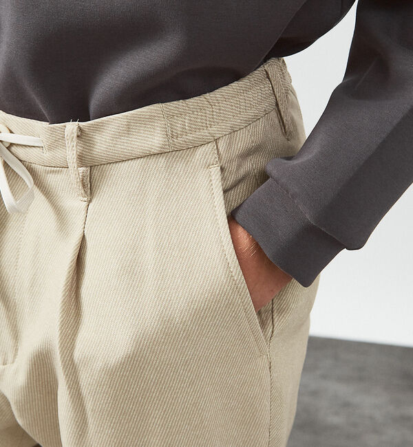 ABAHOUSE「【360&deg;ストレッチ】MIXツイル イージーパンツ/ テーパード スラックス」|その他|