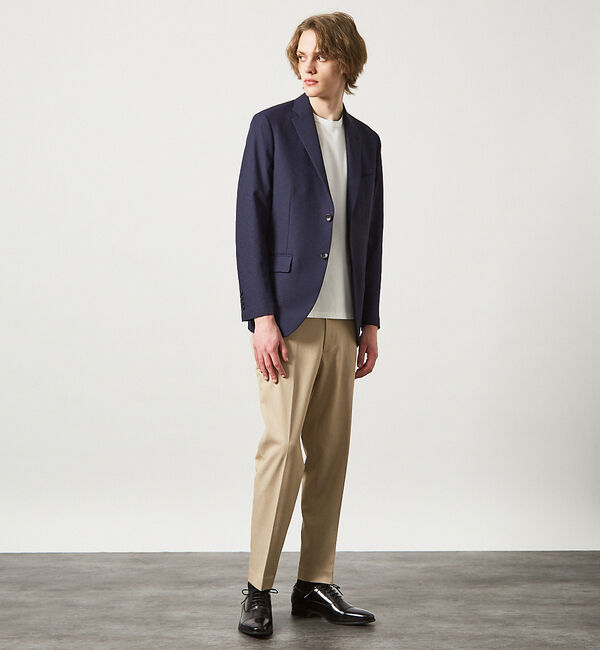 ABAHOUSE「【定番】ドレスポンチ クルーネック 長袖Tシャツ / ストレッチ」|Tシャツ・カットソー|