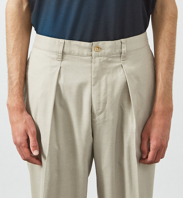 ABAHOUSE「ドレープ ウール インタック スラックス / ワイドストレート」|その他|