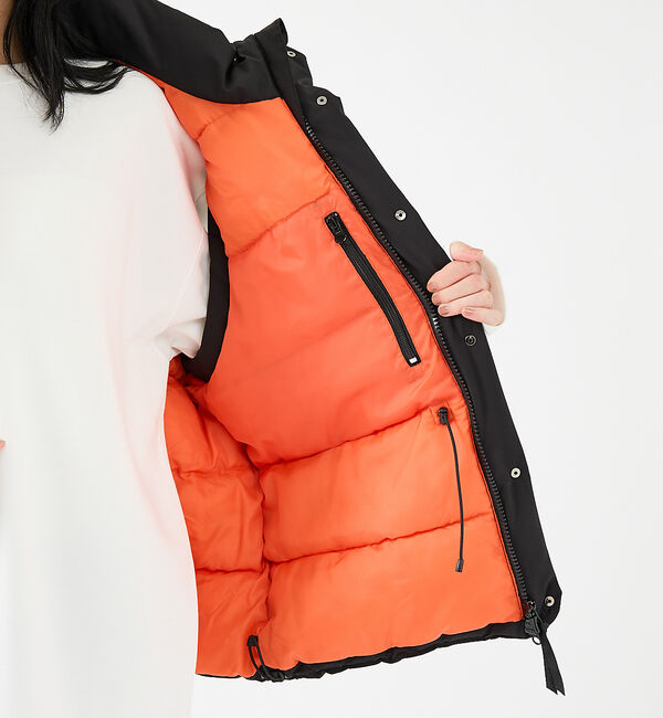 ABAHOUSE「【FORTUNA/フォルトゥナ】ダウンベスト/ファイバーダウンベスト/配色/ユニ」|ダウン|