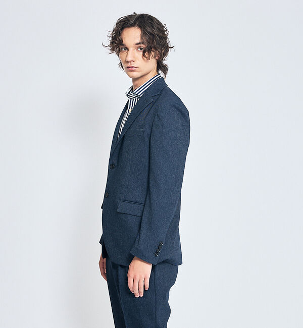 ABAHOUSE「【セットアップ対応】デニムライク ジャケット / FLEX JACKET / 2」|テーラードジャケット|