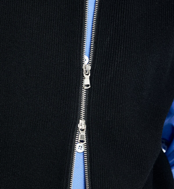 ABAHOUSE「12ゲージ ドライバーズニットベスト / ダブルジップ」|ニット・セーター|