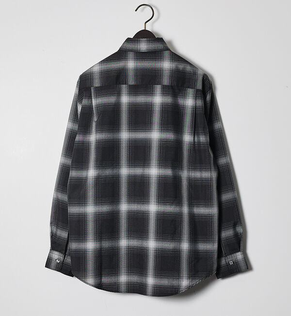 ABAHOUSE「【軽量 / 吸水速乾】セオアルファ オンブレーチェック 長袖シャツ」|シャツ・ブラウス|