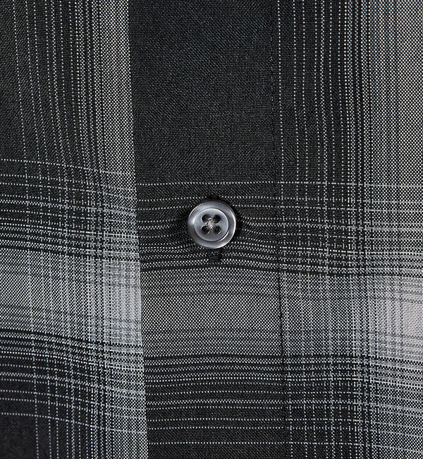 ABAHOUSE「【軽量 / 吸水速乾】セオアルファ オンブレーチェック 長袖シャツ」|シャツ・ブラウス|