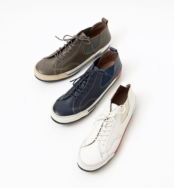 alfredoBANNISTER「【一部店舗＋WEB限定】ミドルカットレザースニーカー」|スニーカー|