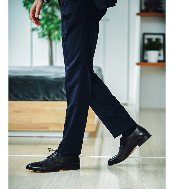 alfredoBANNISTER「【WEB限定】人気木型！外羽根 ストレートチップシューズ」|ビジネス・ドレスシューズ|