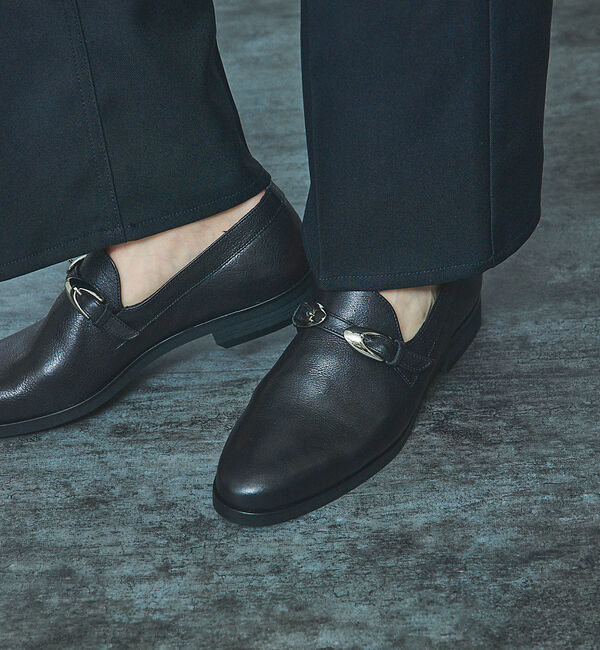 alfredoBANNISTER「【MADE IN JAPAN】ダブル ウエスタン バックル  ローファー/スリッ」|ローファー|