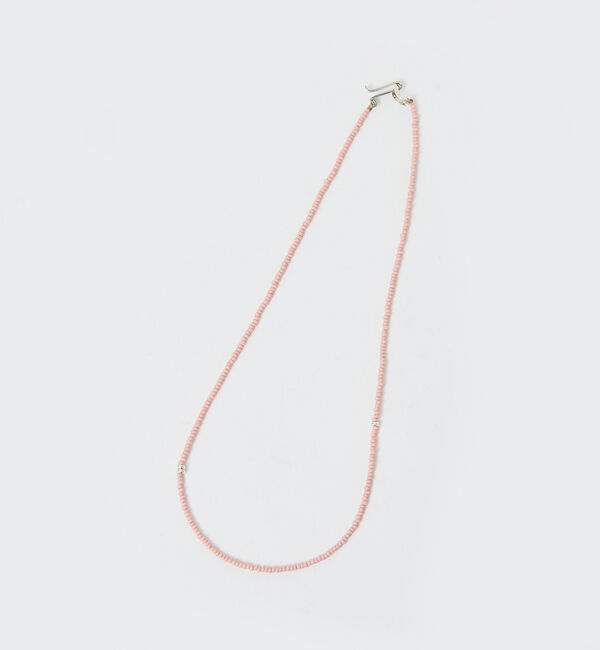 Rouge vif「【Dough. 】別注ビーズネックレス」|ネックレス|ピンク