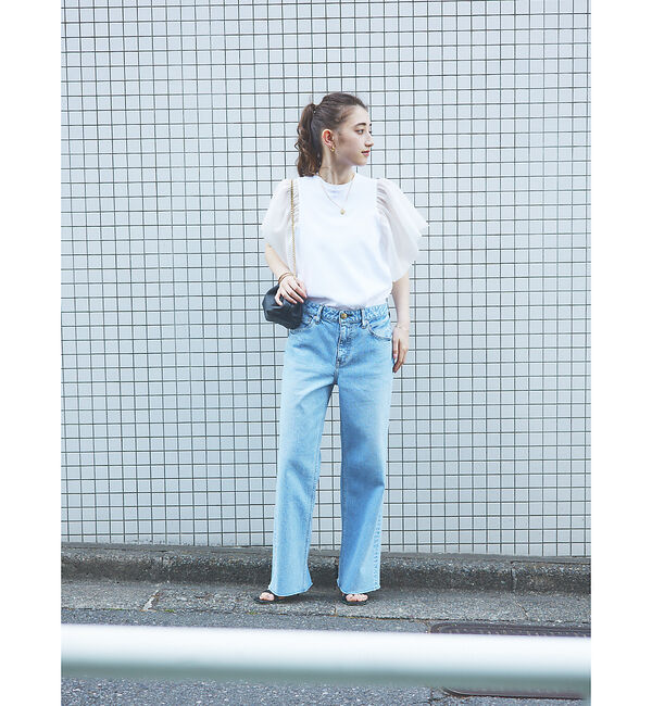 Rouge vif「【RED CARD/レッドカード】別注Freddie　ワイドデニム」|デニム|