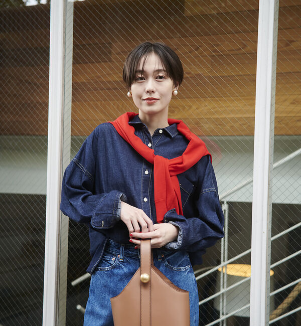 Rouge vif「NEW オーバーサイズデニムシャツ」|シャツ・ブラウス|