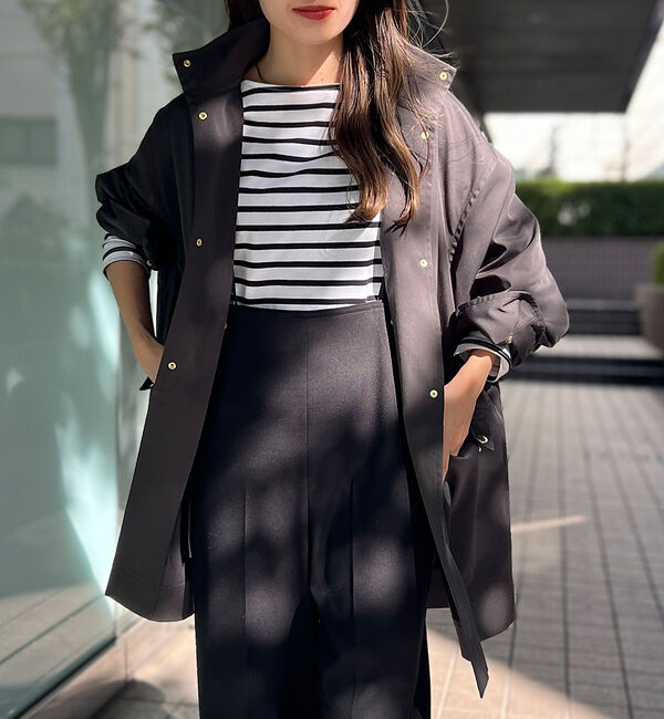 Rouge vif「スタンドカラー ハーフコートブルゾン」|その他|