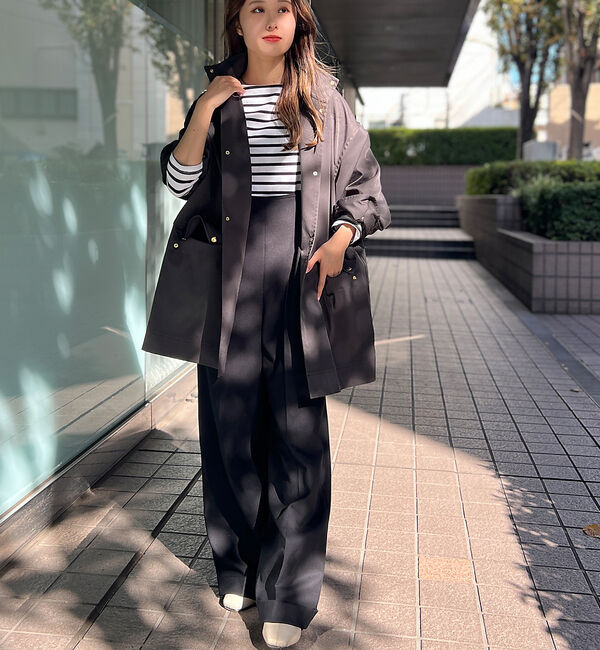 Rouge vif「スタンドカラー ハーフコートブルゾン」|その他|