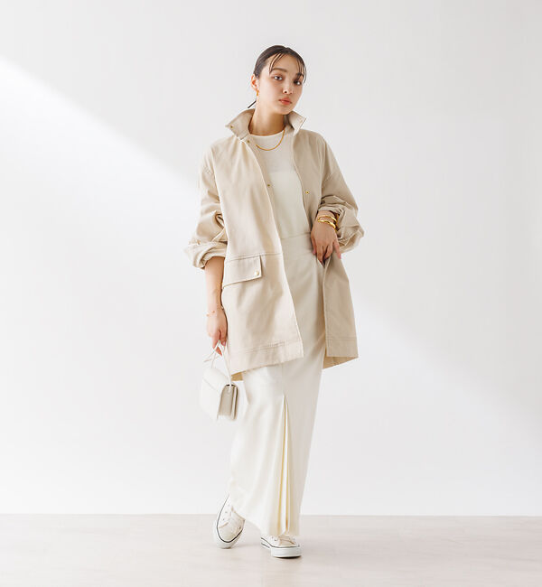 Rouge vif「スタンドカラー ハーフコートブルゾン」|その他|