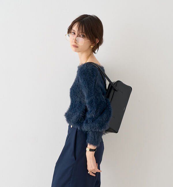 Rouge vif「【人気2025AW新色追加】【一部店舗限定】3wayルーズラメニット/オフショル」|ニット・セーター|