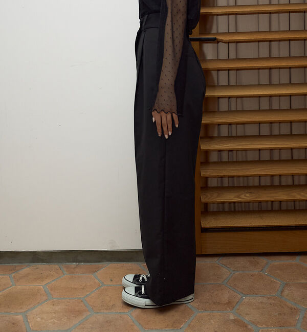 Rouge vif「【一部店舗限定】【2点セット】スリットジャケット＆ウエストクロスパンツSET」|テーラードジャケット|