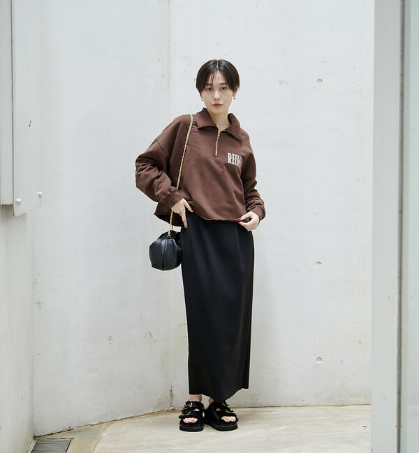 Rouge vif「【AULENTTI/オウレンティ】チェーン付ハンドショルダーバッグ」|ハンドバッグ|