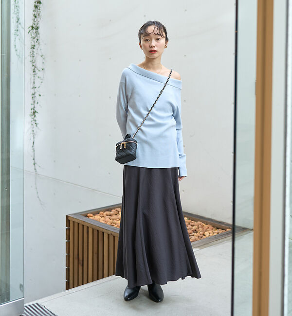 Rouge vif「切替マキシスカート」|スカート|