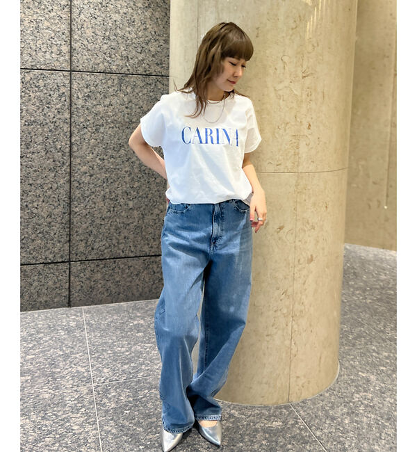 Rouge vif「【RED CARD/レッドカード】別注Dakota ルーズストレートデニム」|デニム|