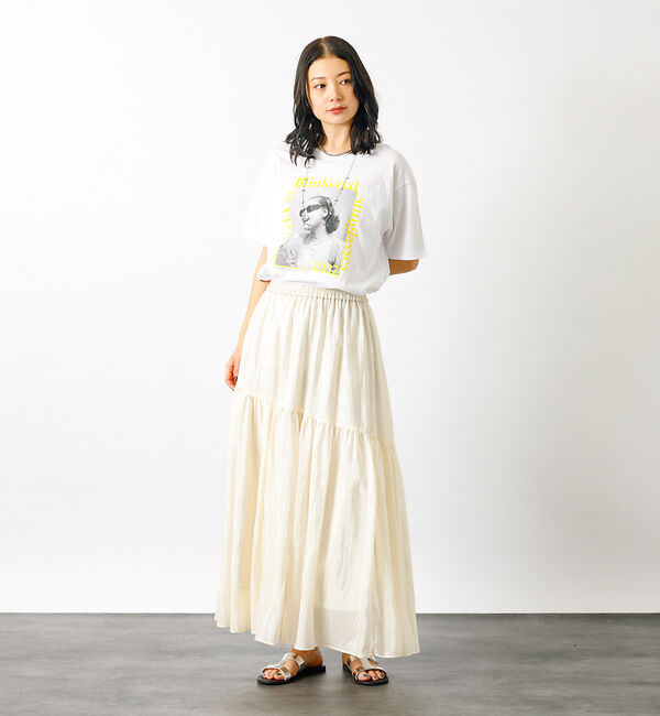 Rouge vif「【MICA&DEAL/マイカアンドディール】ギャザースカート【WEB限定】」|スカート|