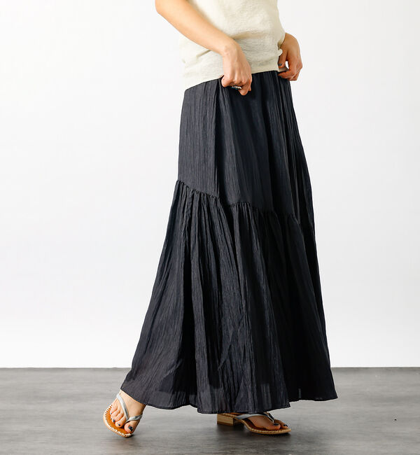 Rouge vif「【MICA&DEAL/マイカアンドディール】ギャザースカート【WEB限定】」|スカート|