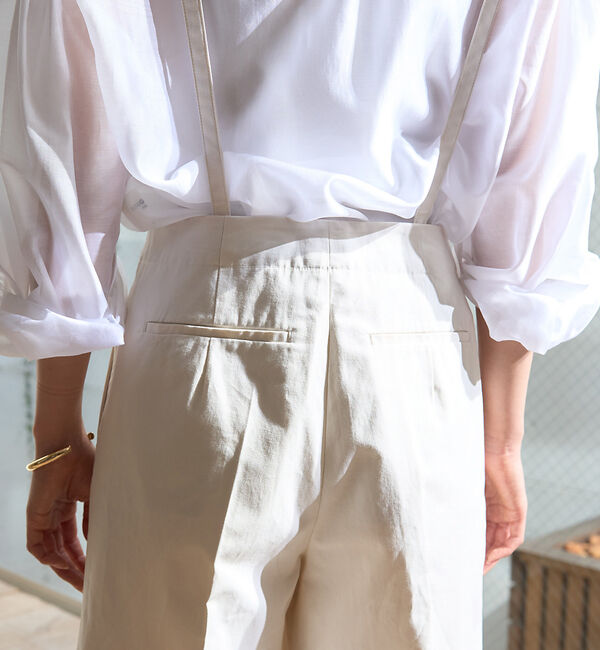 Rouge vif「サスペンダーワイドタックパンツ」|その他|