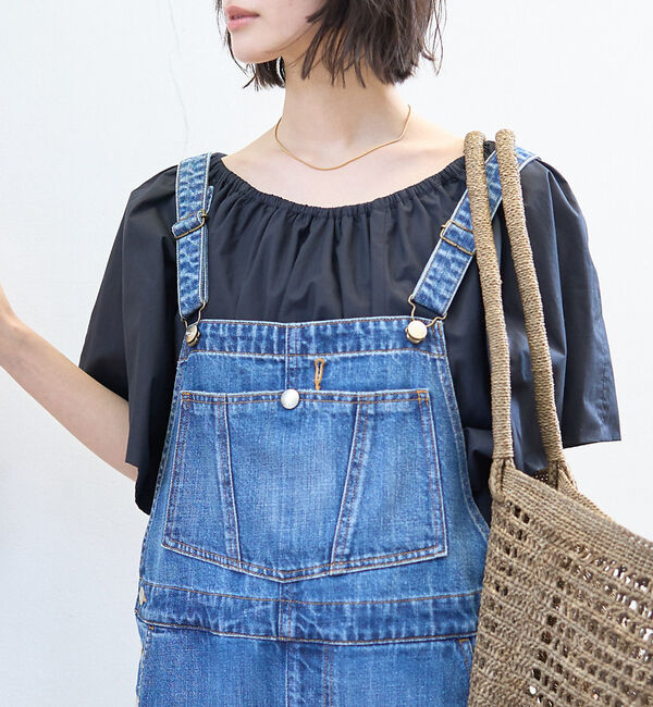 Rouge vif「シルク混コットンフォルムブラウス」|シャツ・ブラウス|ブラック