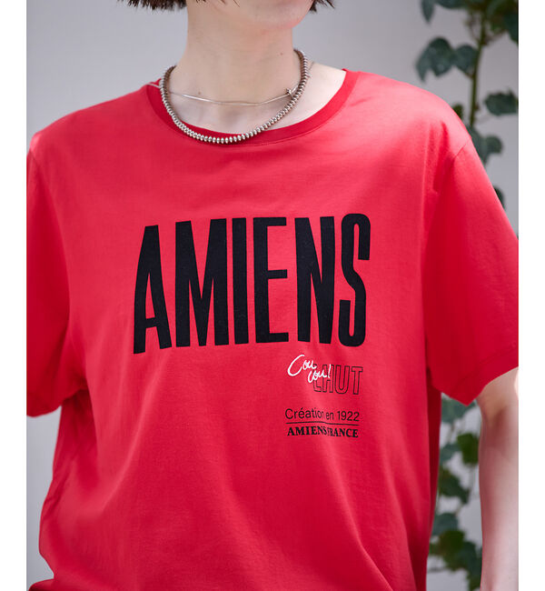 Rouge vif「別注【La Hutte / ラ ユット】フロッキー &times; 刺繍 ロゴTシャツ /」|Tシャツ・カットソー|