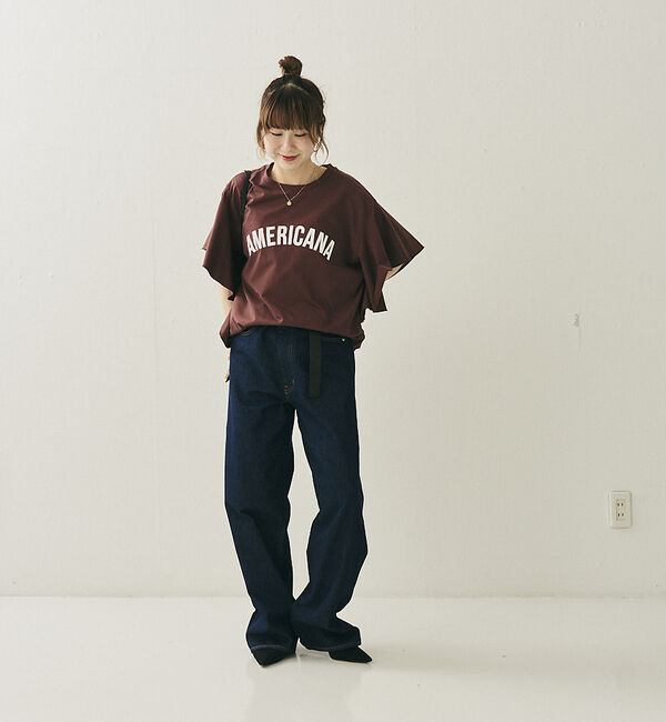 Rouge vif「【NEEDBY heritage/ニードバイヘリテージ】KOH ワイドストレート」|デニム|