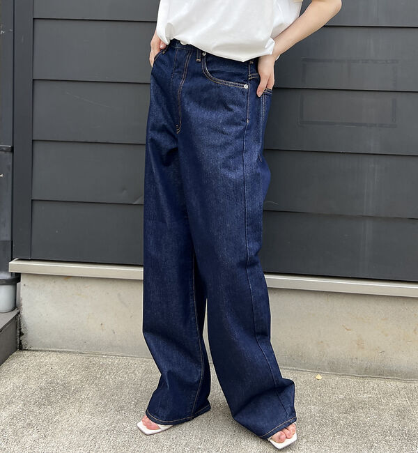Rouge vif「【NEEDBY heritage/ニードバイヘリテージ】KOH ワイドストレート」|デニム|