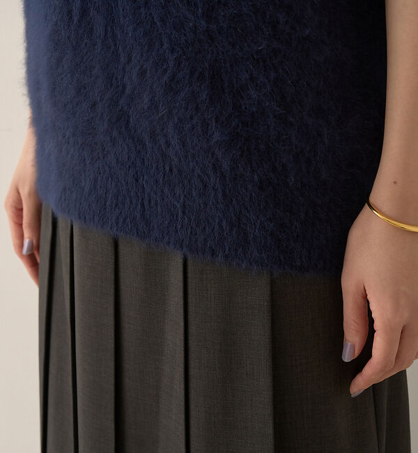 Rouge vif「フォックスウール ニットベスト」|ニット・セーター|